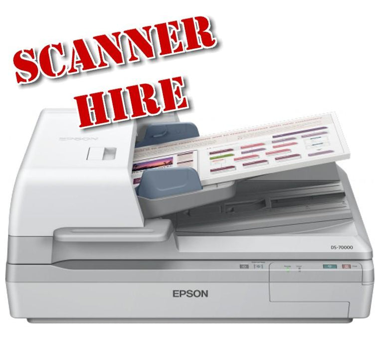 A4 ADF Flatbed Fast Document scanner hire rental